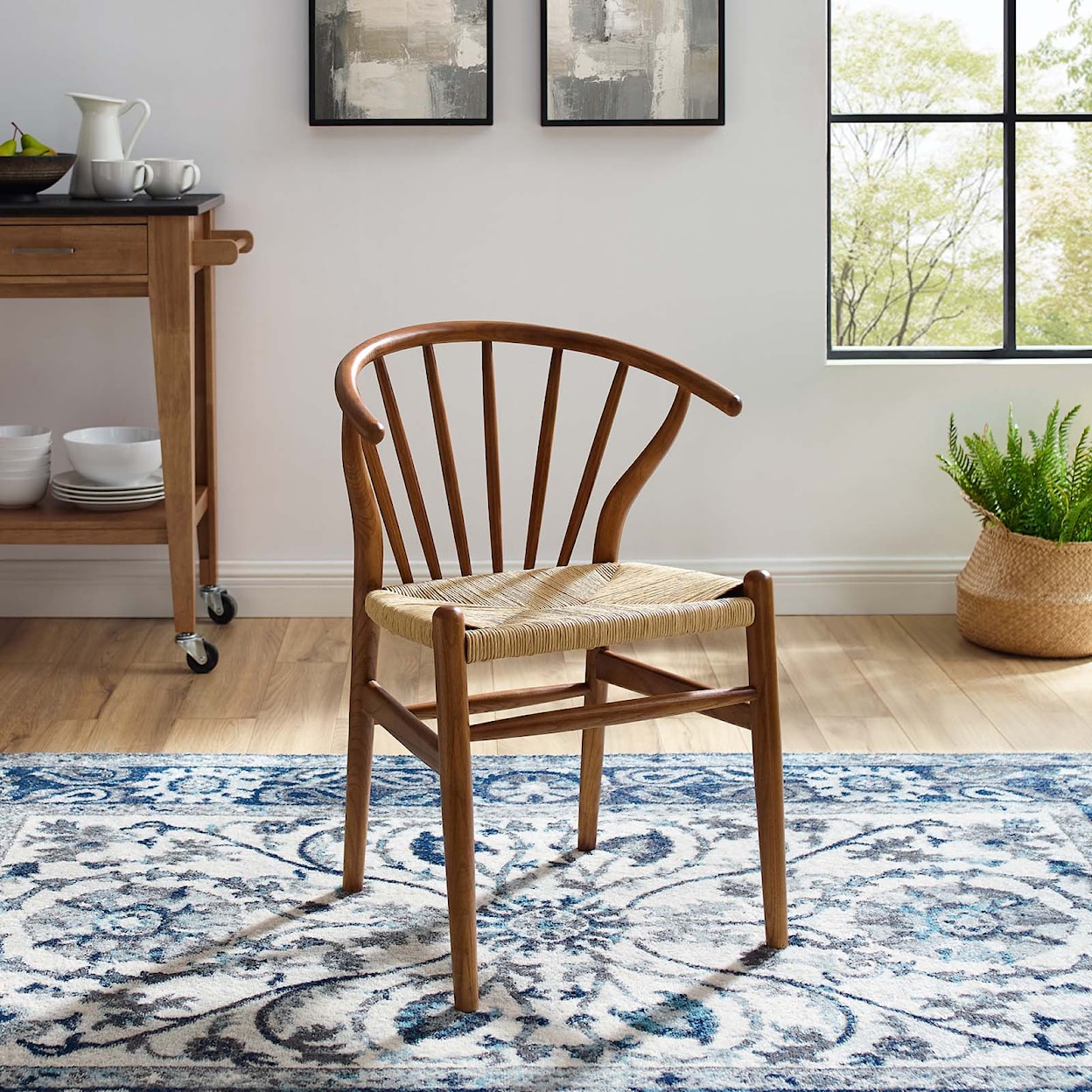 Modway Flourish Spindle Dining Side Chair