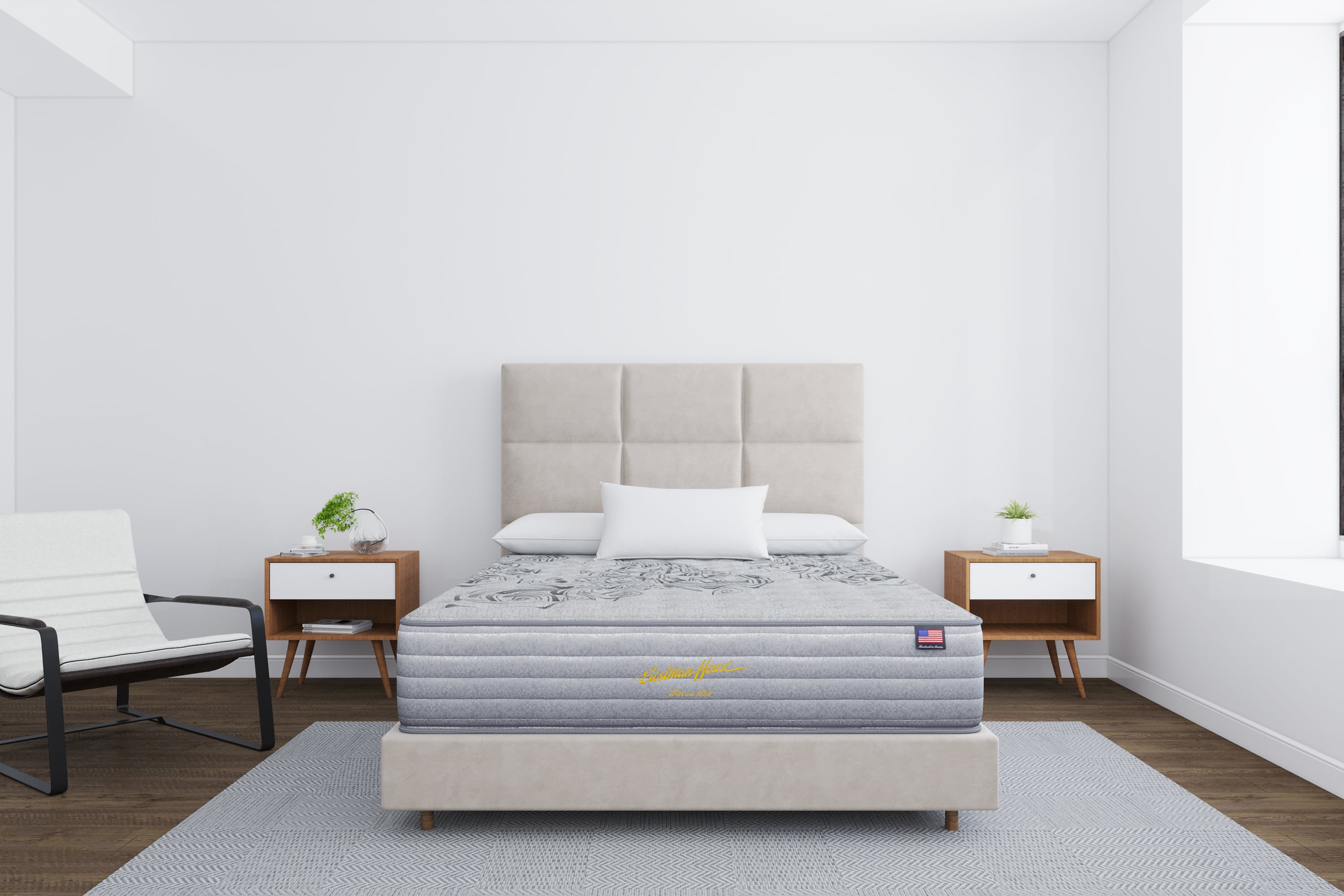 Queen 2-Sided Tufted Plush Mattress