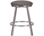 Wesley Allen EDMONTON Flat Swivel Backless Barstool
