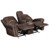 Steve Silver Navarro Manual Recliner Console Loveseat