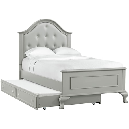 Twin Upholstered Trundle Bed