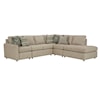 Craftmaster 738050 4-Piece Sectional Sofa