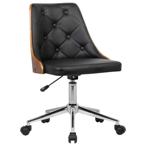 Mid-Century Modern Swivel Office Chair