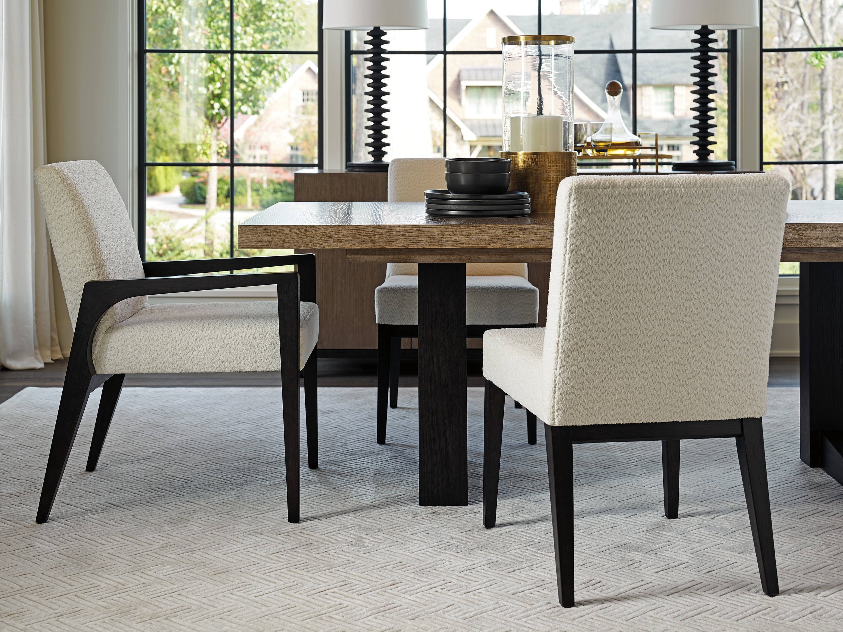 Upholstered Dining Arm Chair