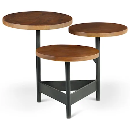 Modern Three-Tiered Side Table