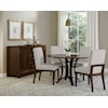 Vaughan Bassett Crafted Cherry - Dark Upholstered Side Dining Chair