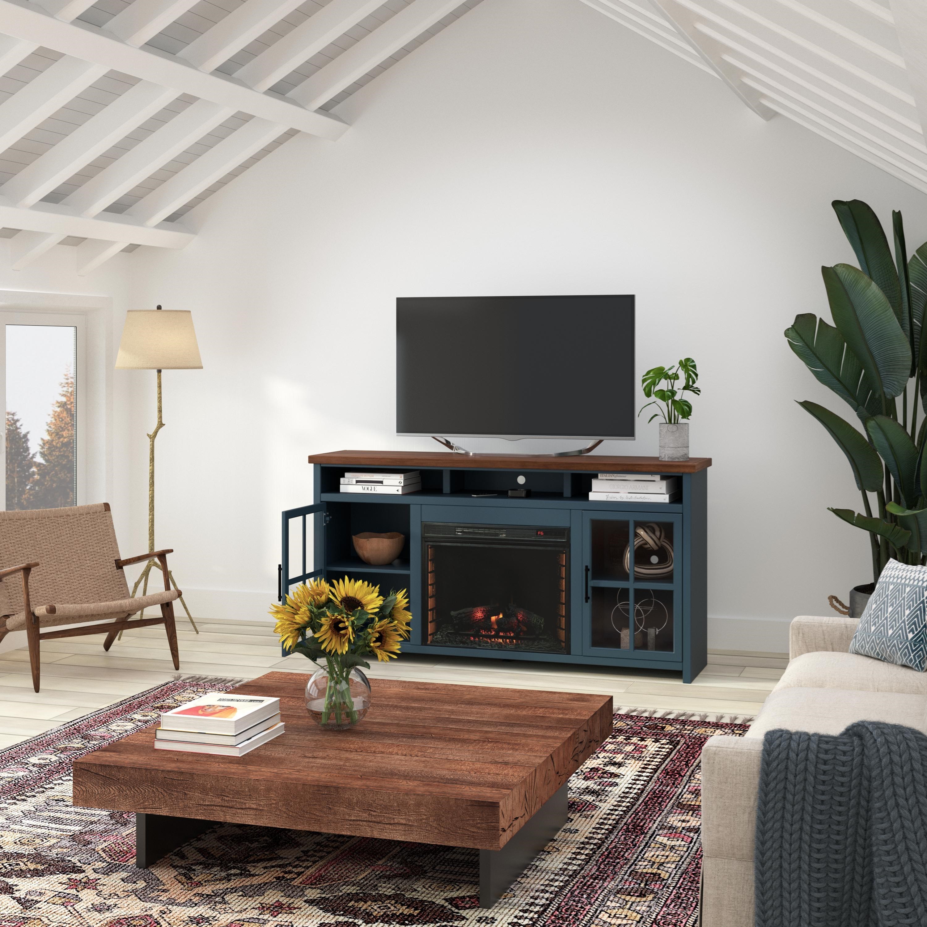 Legends Furniture Nantucket Fireplace TV Console