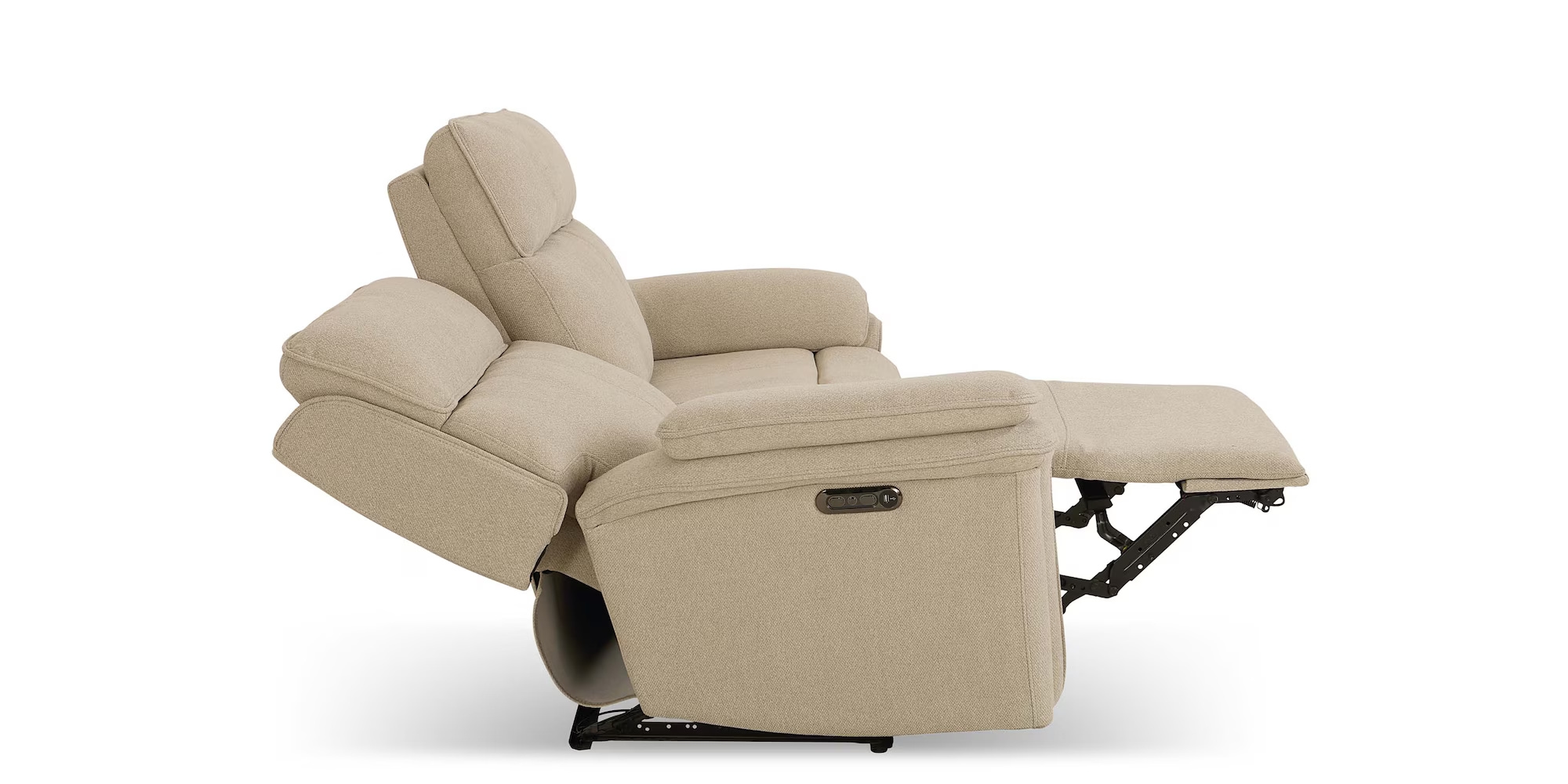 Bassett Club Level - Andre Andre Power Reclining Loveseat