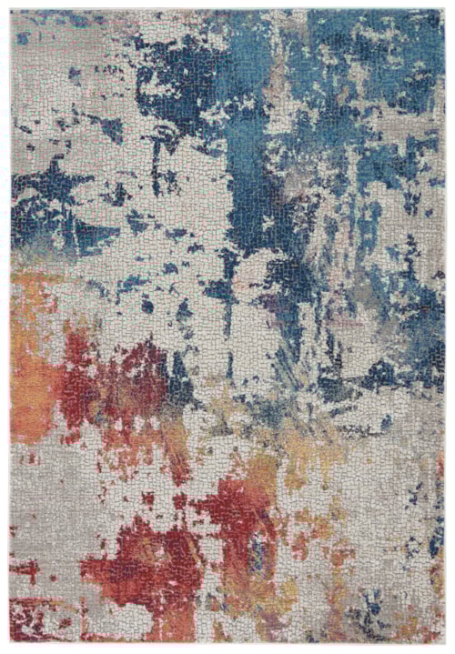 5'3" x 7'6" Multicolor Rectangle Rug