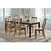John Thomas Curated Collection Two-Tone Dining Set w/Six Chairs
