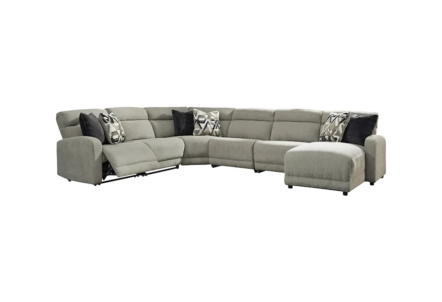 Colleyville Power Reclining Sectional by Ashley (Signature Design) at Johnny Janosik