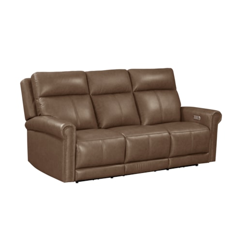 Transitional Power Reclining Sofa