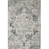 Kas Montreal 7'7" Round Ivory/Teal Bentley Rug