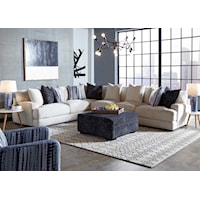 Contemporary 4-Piece Sectional Sofa