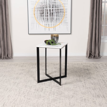 Tobin Marble Top End Table and