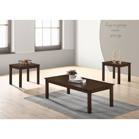 Contemporary 3-Piece Occasional Table Set