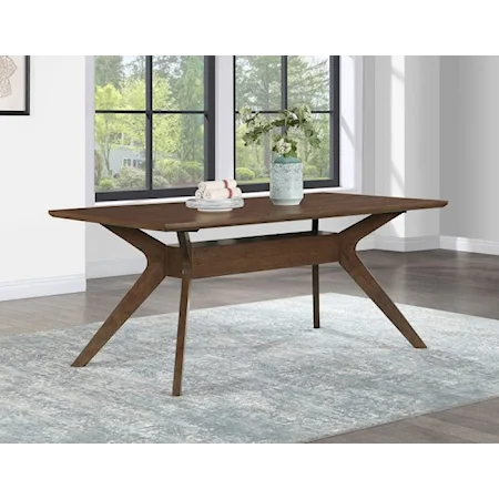 Mid-Century Modern 71in. Dining Table