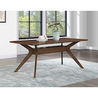 Mid-Century Modern 71in. Dining Table