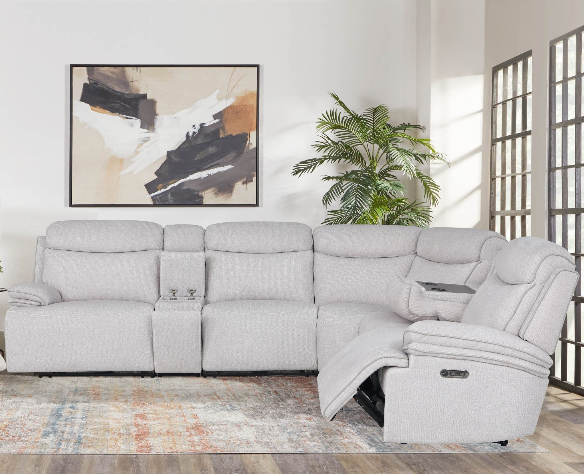 Parker Living Alpine 6-Piece Power Reclining Sectional Sofa