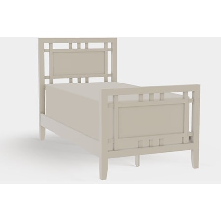 Atwood Twin XL Gridwork Bed with High Footboard