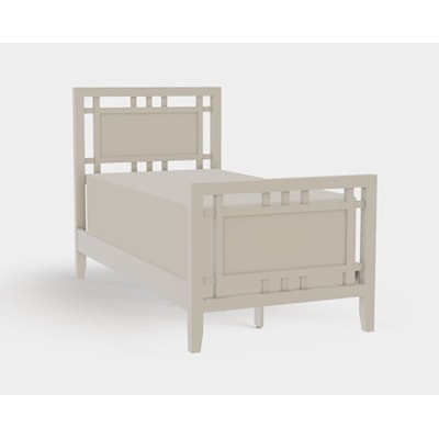 Mavin Atwood Group Atwood Twin XL High Footboard Gridwork Bed