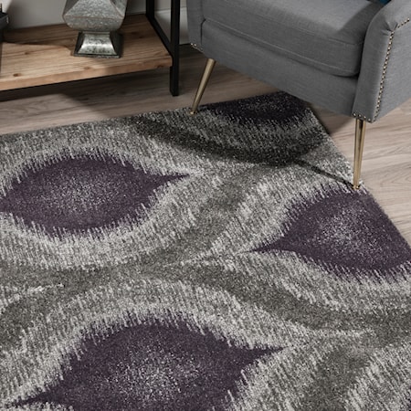 Plum 7'10"X10'7" Rug