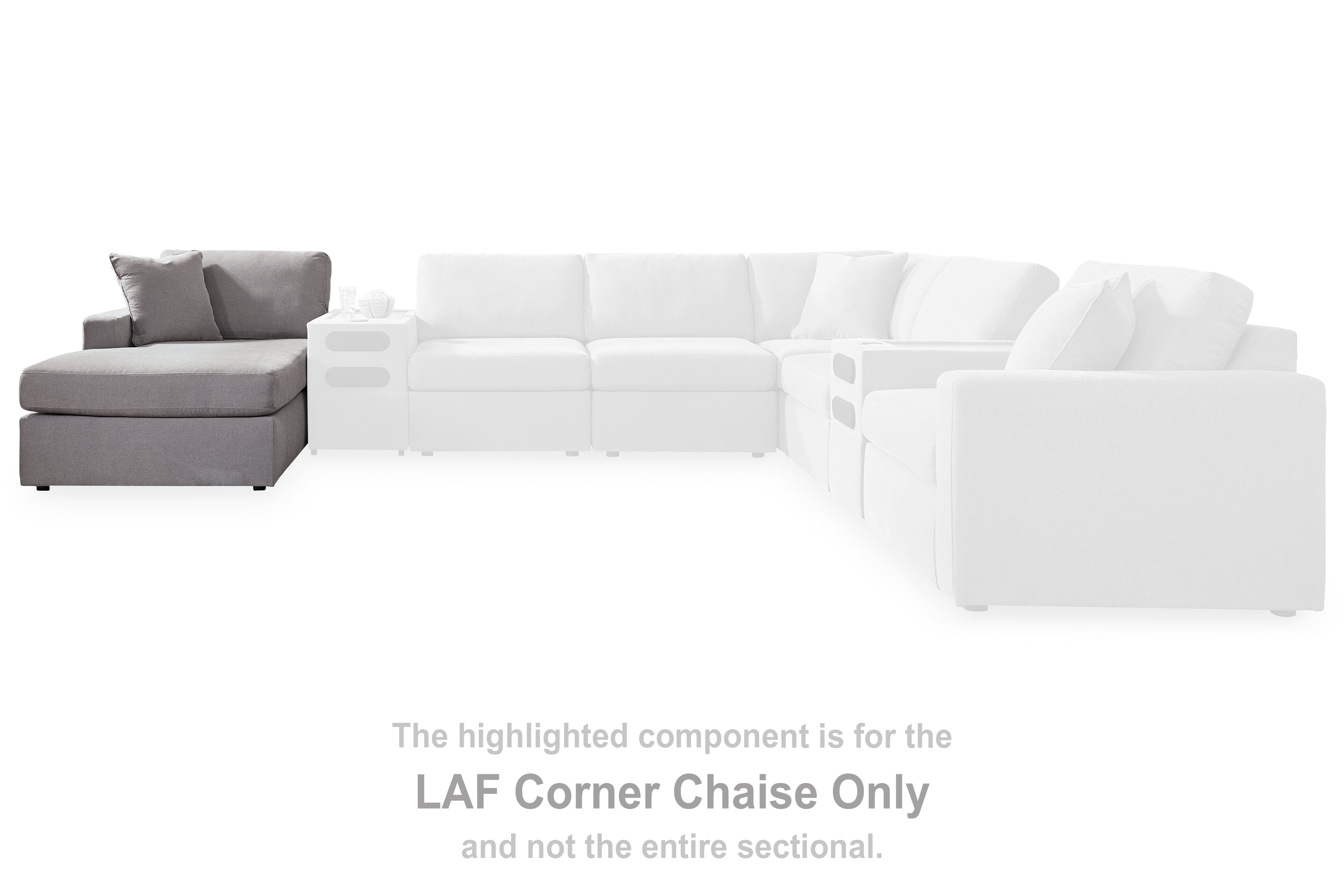 Signature Design by Ashley Modmax 6-Piece Sectional With Chaise And Ottoman