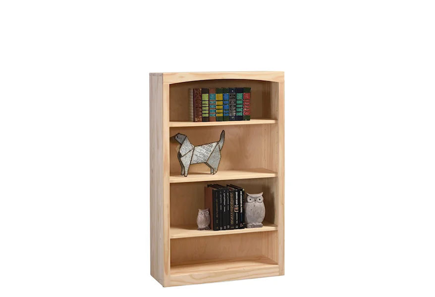 Pine Bookcases 48" Tall Pine Bookcase by Archbold Furniture at Gill Brothers Furniture & Mattress