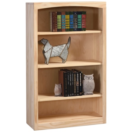48" Tall Pine Bookcase