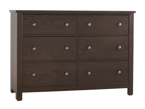 Transitional 6-Drawer Dresser