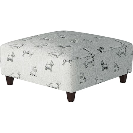 Square Cocktail Ottoman