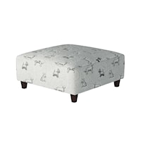 Square Cocktail Ottoman