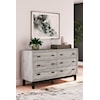 Ashley Furniture Benchcraft Vessalli 6-Drawer Dresser