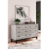 Ashley Vessalli 6-Drawer Dresser