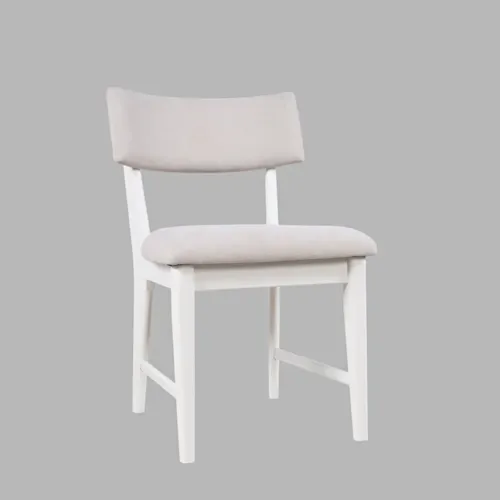 Contemporary Dining Chair with Upholstered Open Back