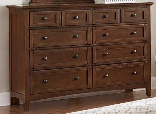 Casual Triple Dresser - 8 Drawers