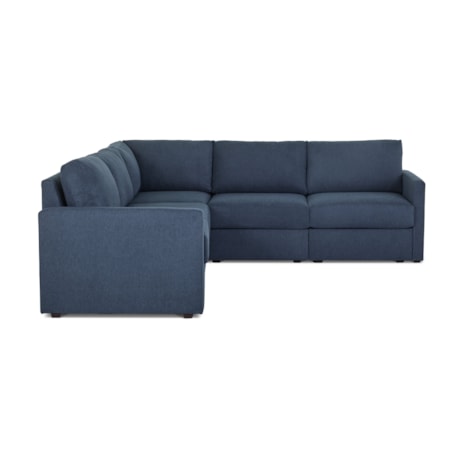 Narrow-Arm 5-Seat Sectional Sofa