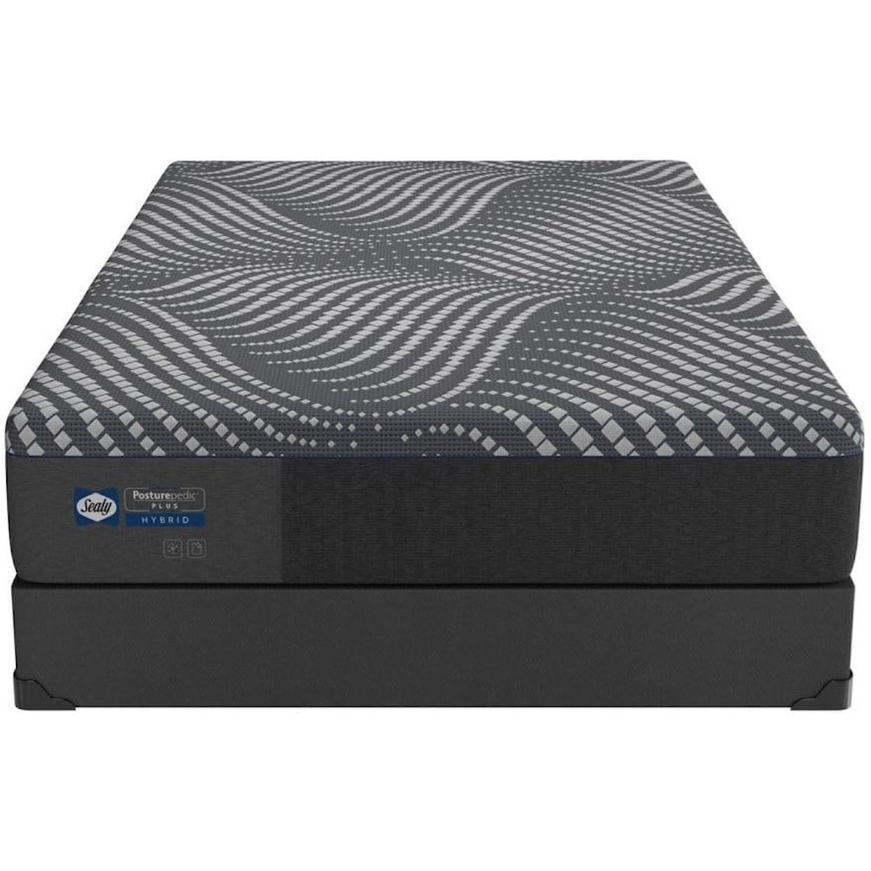 Sealy PLH1 Posturepedic Plus Hybrid Medium King Medium Mattress Set