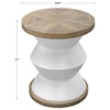 Uttermost Accent Furniture - Occasional Tables Spool Geometric Side Table