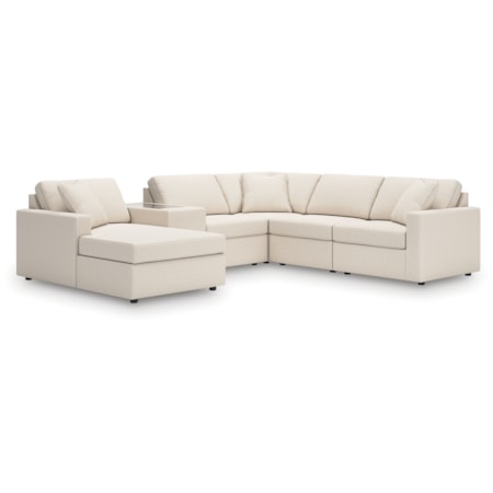 6-piece Sectional With Chaise