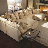 Contemporary U-Shape Sectional Sofa with Chaise