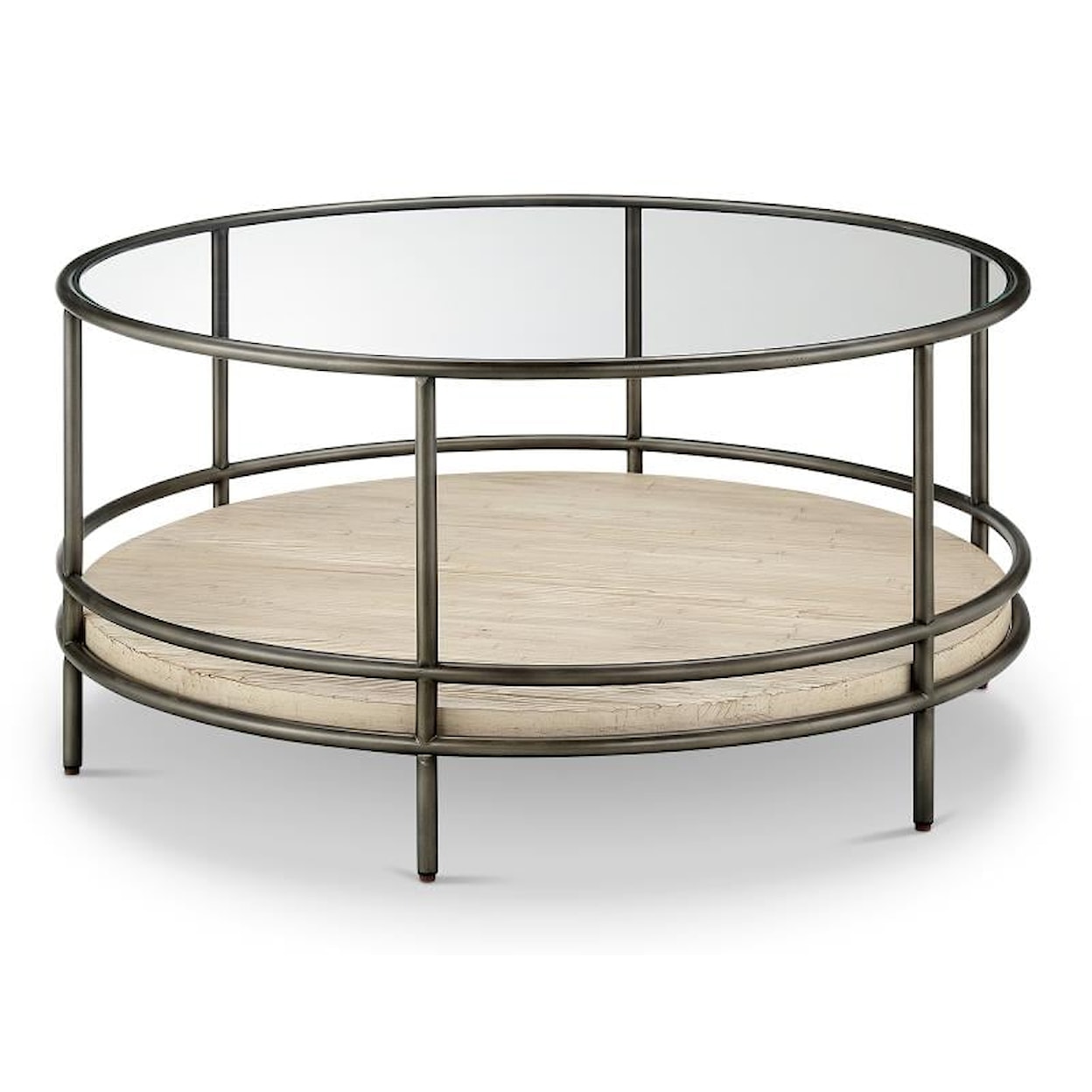 Magnussen Home Cena Occasional Tables Round Cocktail Table