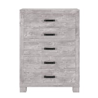 Transitional 5-Drawer Bedroom Chest