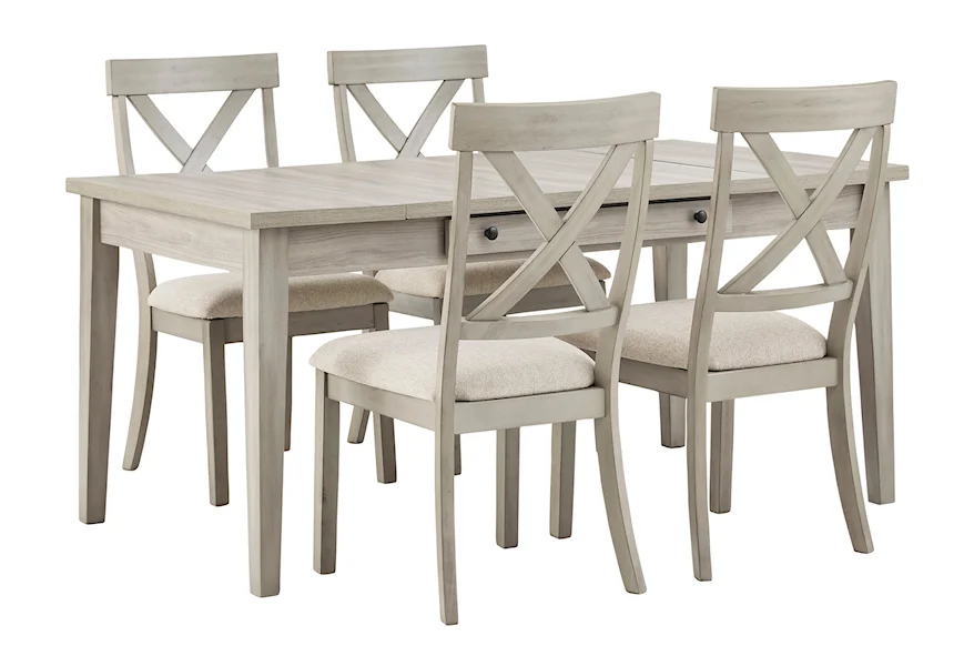 Parellen 5-Piece Table and Chair Set by Signature Design by Ashley at Furniture Fair - North Carolina