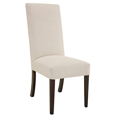 Archbold Furniture Amish Essentials Casual Dining Xavier Upholstered Dining Side Chair