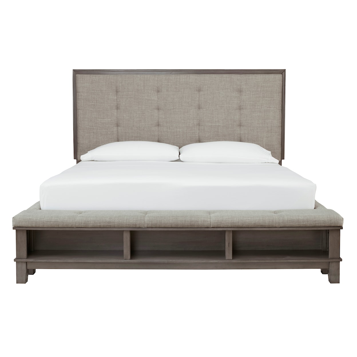 Benchcraft Hallanden King Panel Bed with Storage