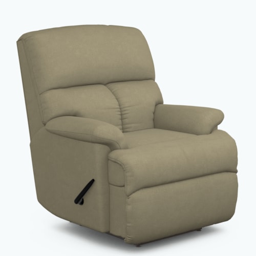 Casual Wall Recliner with Chaise Seating