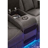 Signature Design Fyne-Dyme Power Reclining Loveseat With Console