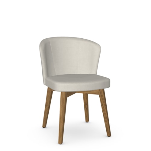 Upholstered Seat and Backrest with Solid Wood Base (Ash) Chair
