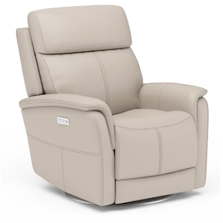 Swivel Recliner with Power Headrest & Lumbar